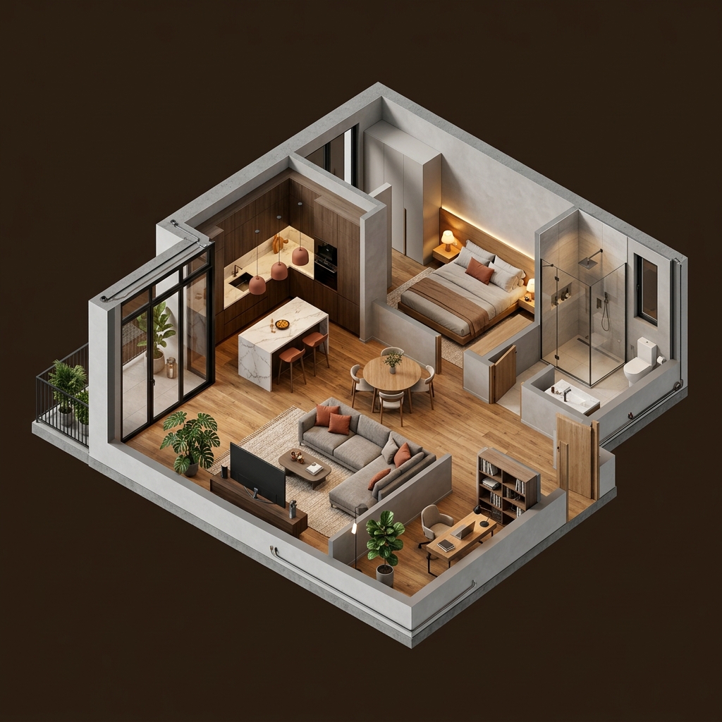 Karlín, 3-bed apartment